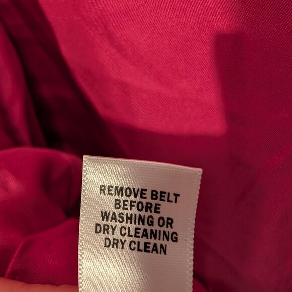 Banana Republic Silk Dress Millennial Mini Barbiecore Strapless Retro - Size 2 - Picture 7 of 8